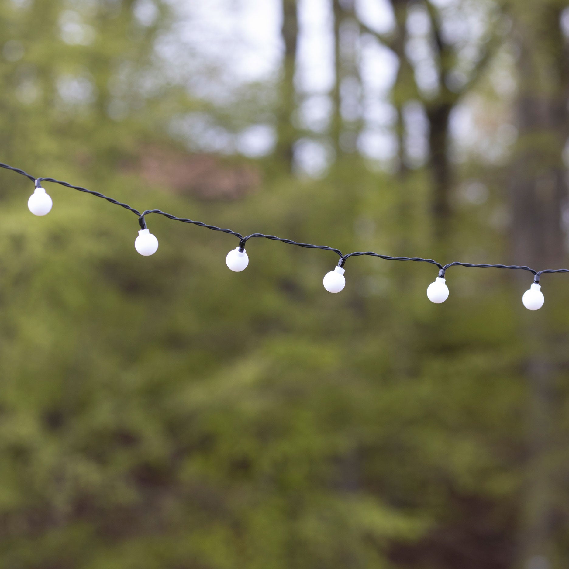 Lyskæde hvid med 8 funktioner